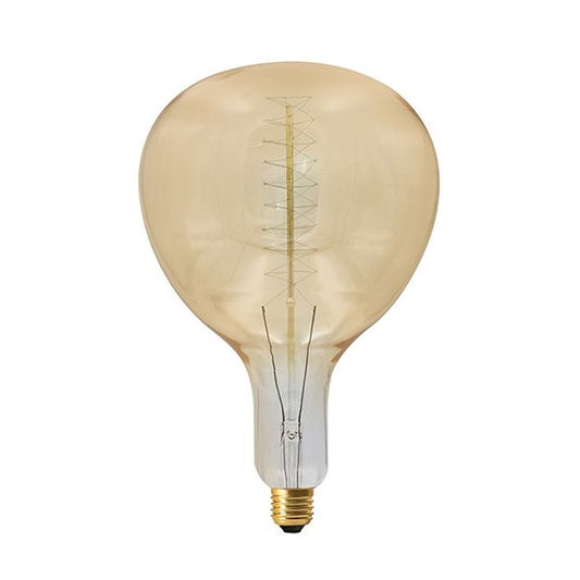 Lampe Poire R180 Filament Métallique Spiralé 24W E27 2000K Ambre