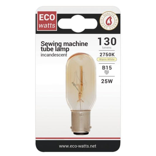 FS Lampe Tube Machine à Coudre Incan. 25W B15 2750K 130Lm Cl. 3125469130208