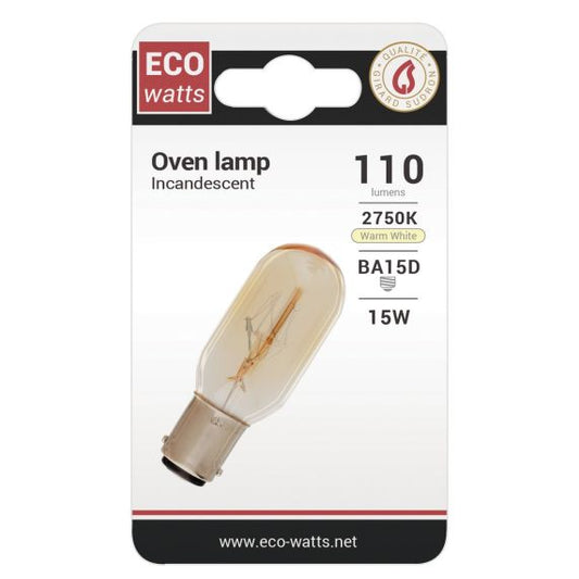 FS Lampe Tube pour réfrégirateur Incan. 15W BA15D 2750K 110Lm 3125469143307