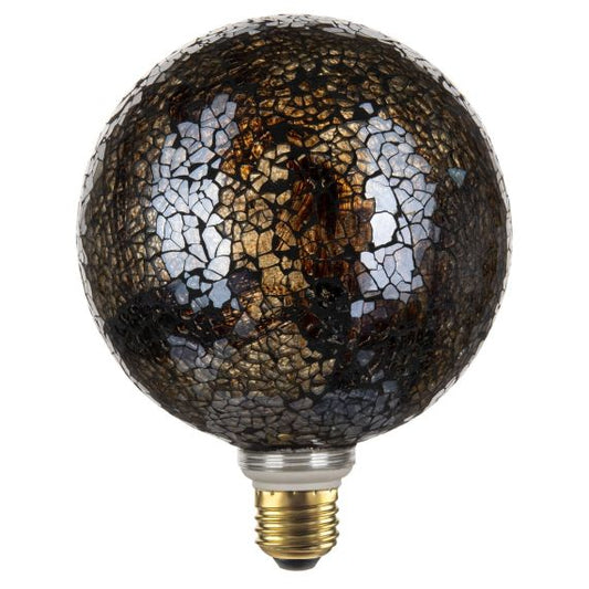 Globe G125 E27 Argente Mosaique 4W 470lm 2700K dim