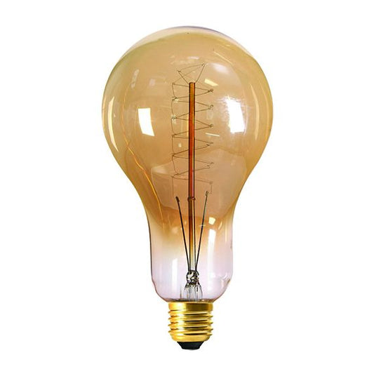 Lampe Filament Métallique Spiralé 200mm 24W E27 2000K Ambre.  3125460249787