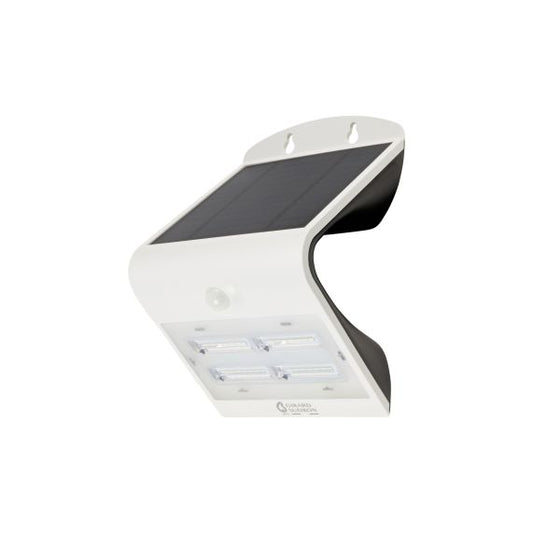 BUTTERFLY - Projecteur solaire LED blanc détecteur présence IP65 4000K 3,2W 400lm