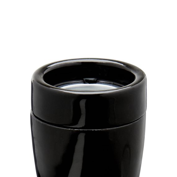 Douille E27 Céramique Sur Patère Noire